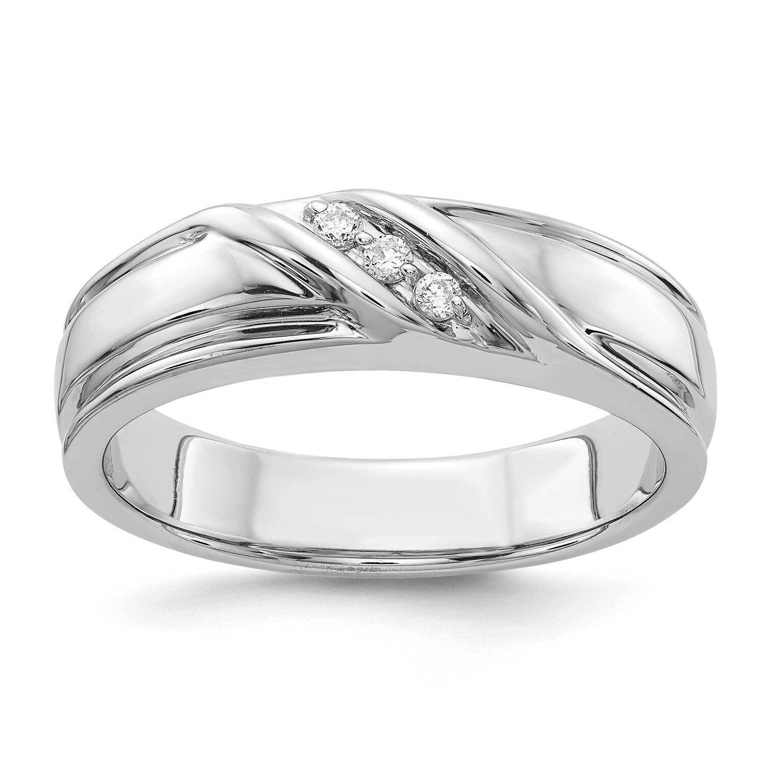 Diamond Mens Ring 14k White Gold RM5805-008-WA, MPN: RM5805-008-WA, 883957313122