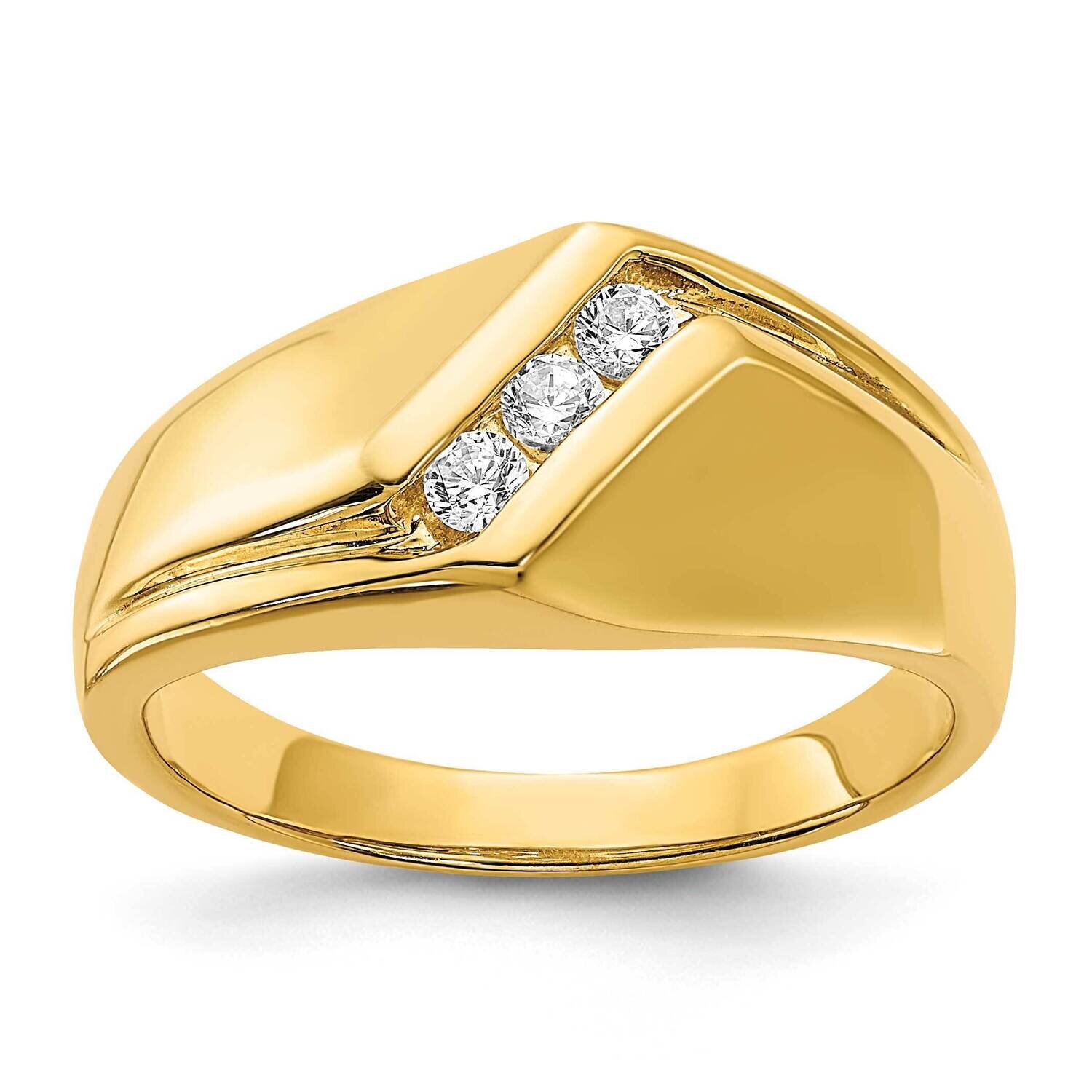 Diamond Mens Ring 14k Gold RM5814-020-YA