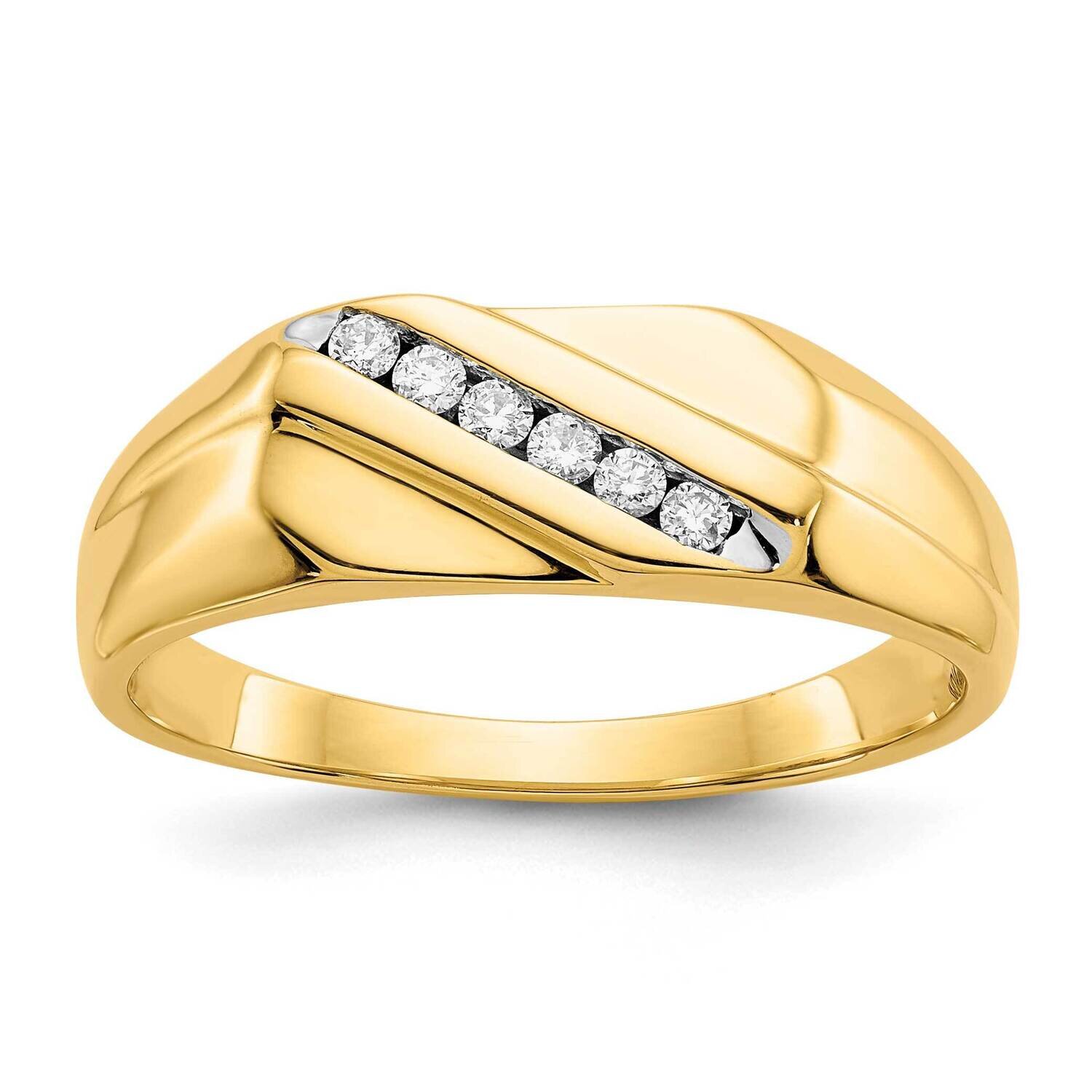 Diamond Mens Ring 14k Gold RM5816-013-YA