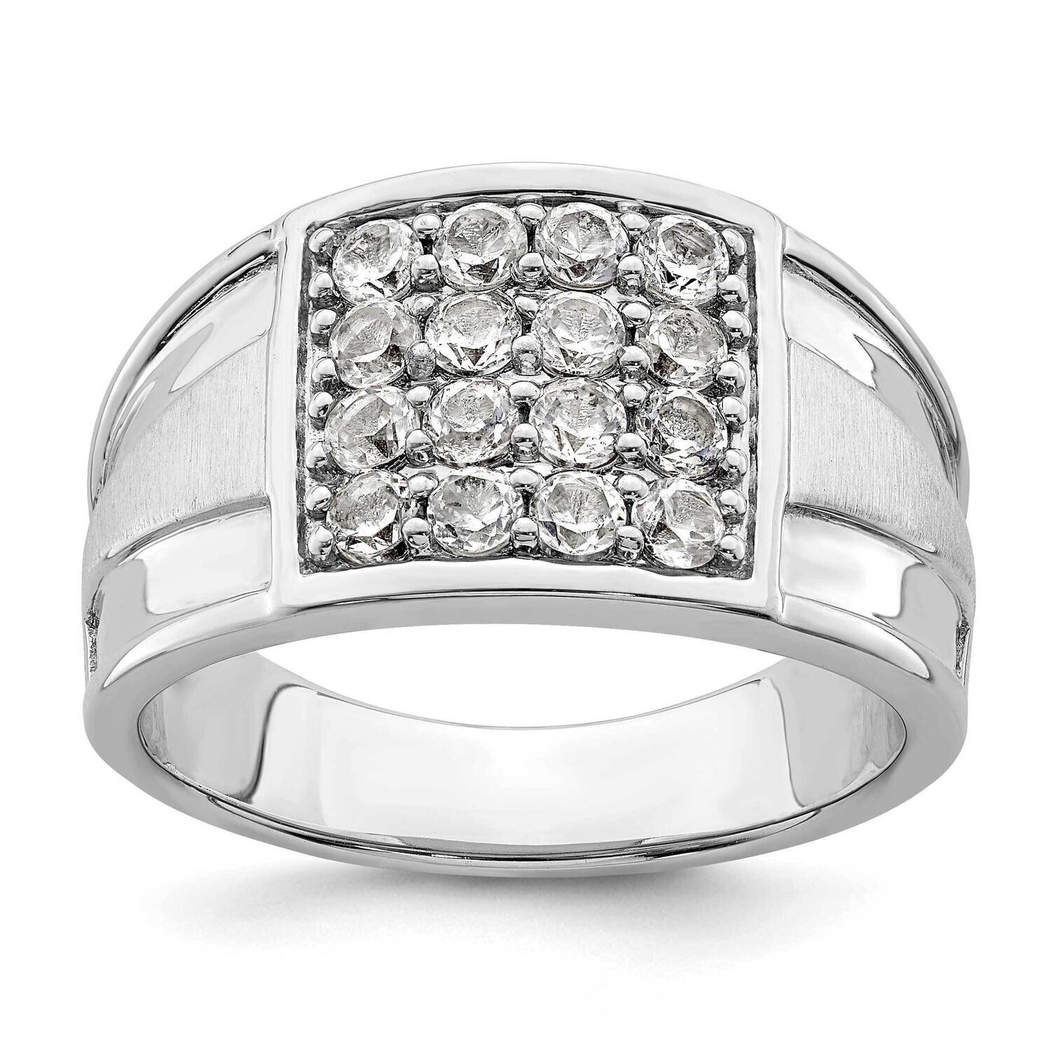 Si1/Si2, G H I, Men&#39;s Ring 14k White Gold Lab Grown Diamond RM6108-155-10WLG, MPN: RM6108-155-10WLG…
