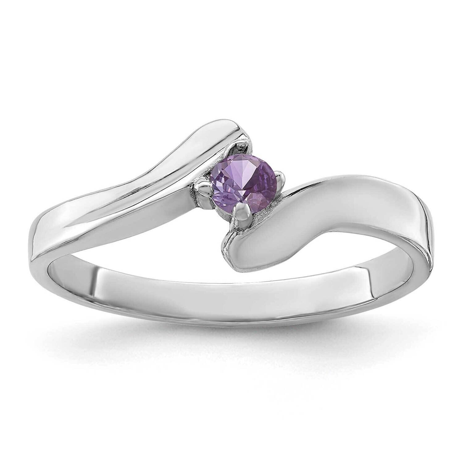 Polished 1-Stone Mothers Ring Mounting 14k White Gold XMR13/1W-7, MPN: XMR13/1W-7, 883957485911