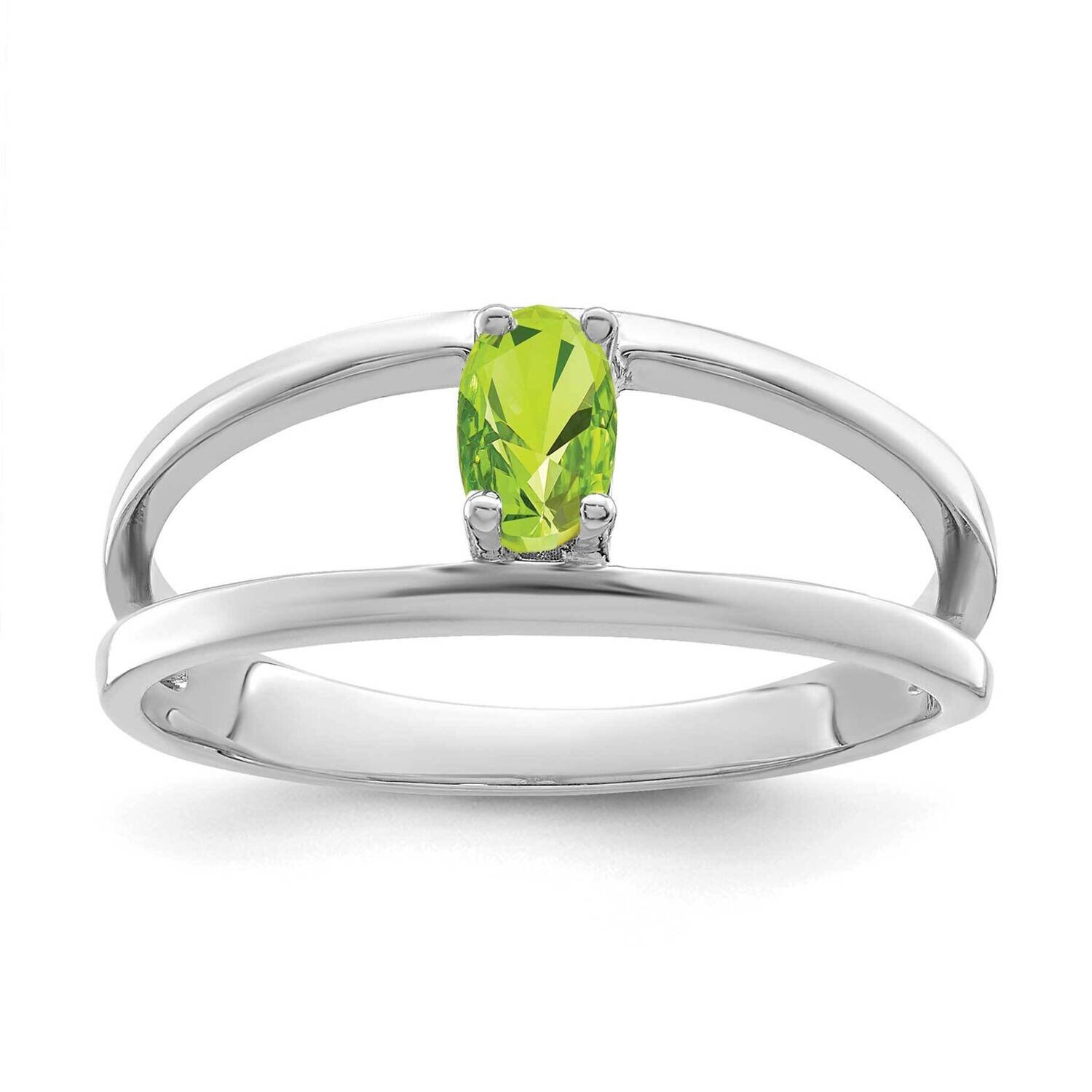 Polished 1-Stone Mothers Ring Mounting 14k White Gold XMR2/1W-7, MPN: XMR2/1W-7, 883957448367