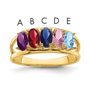 Synthetic Family Jewelry Ring 14k Gold XMR2/5SY, MPN: XMR2/5SY, 883957152837