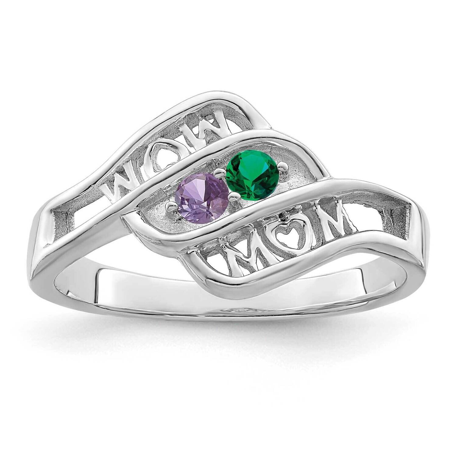 Family Jewelry Ring Mounting 14k White Gold XMR66/2W-7, MPN: XMR66/2W-7, 883957448879