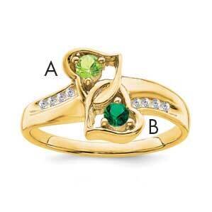 Family Jewelry Ring Mounting 14k Gold XMR91/2-7, MPN: XMR91/2-7, 883957382258