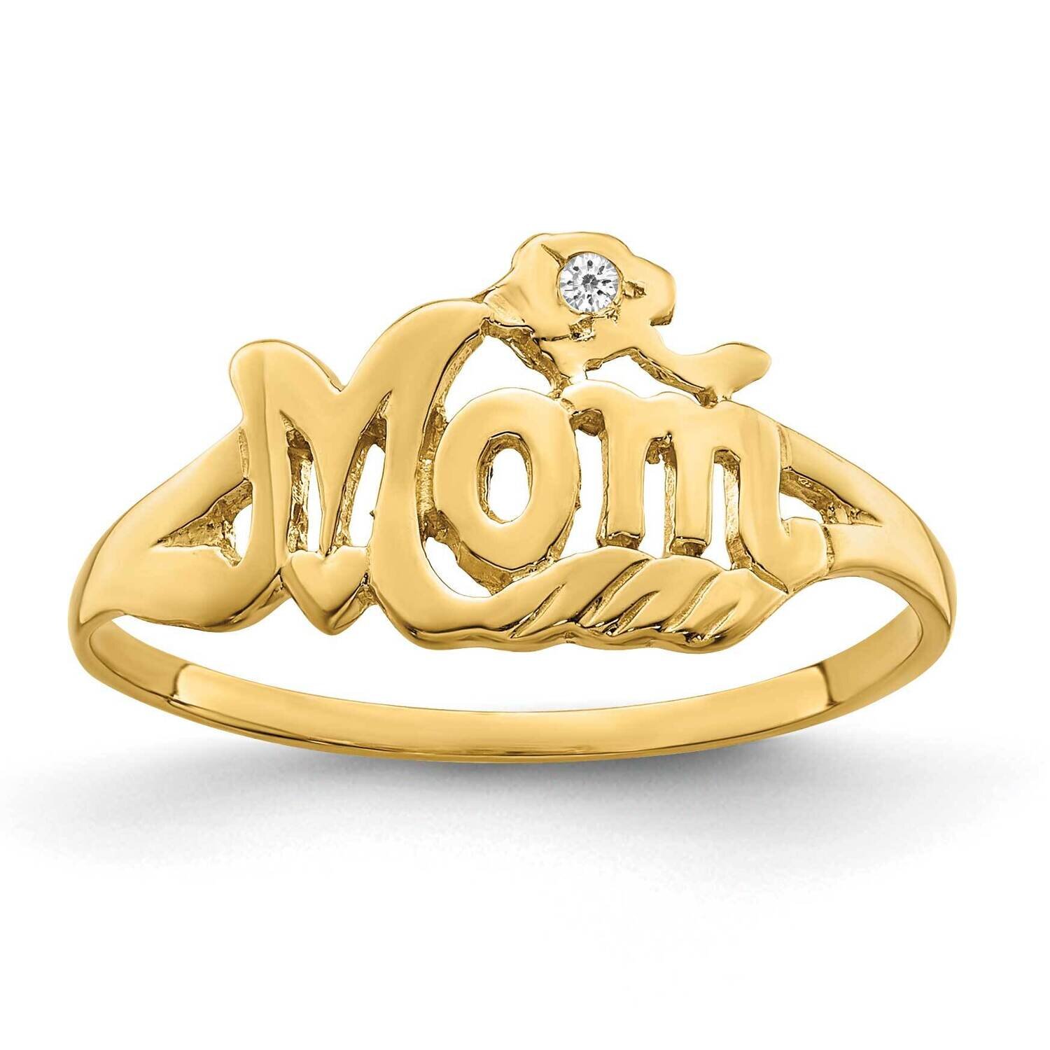 A Diamond Mom Ring 14k Gold Y2331A