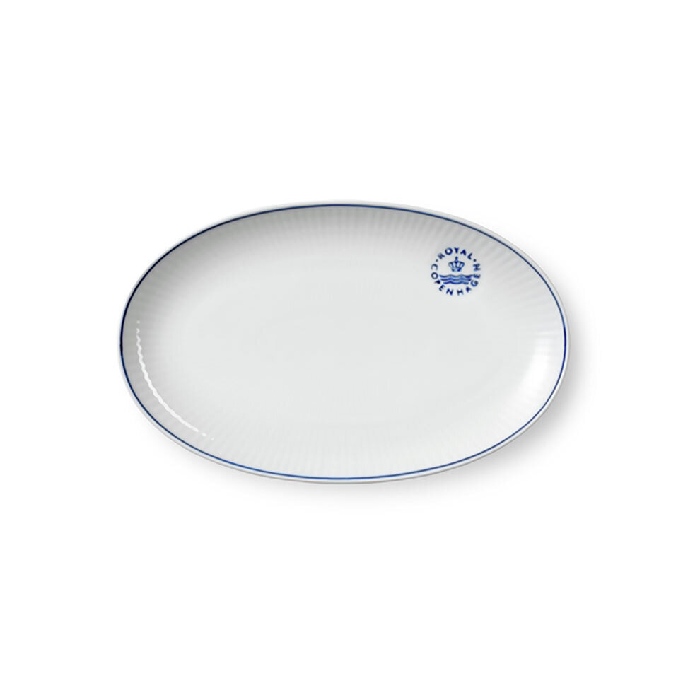 Royal Copenhagen Blueline Oval Dish 9 Inch 1058879