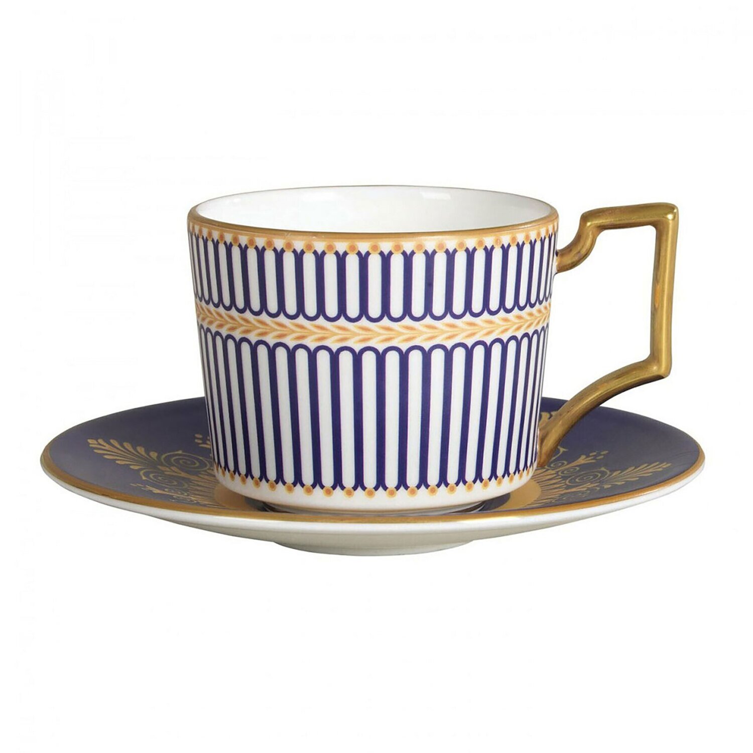 Wedgwood Anthemion Blue Coffee Cup & Saucer 1058036