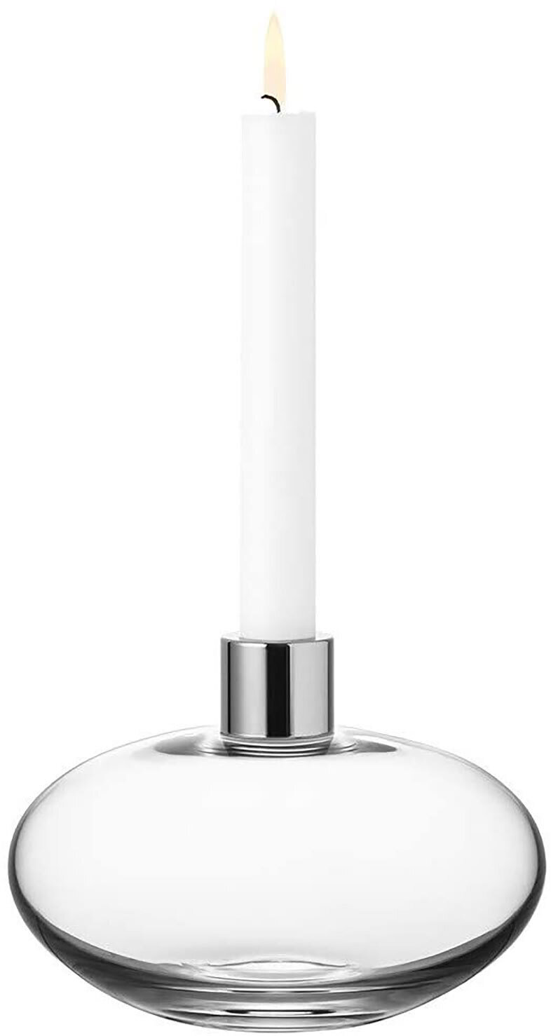 Orrefors Pluto Candlestick Clear 6350062