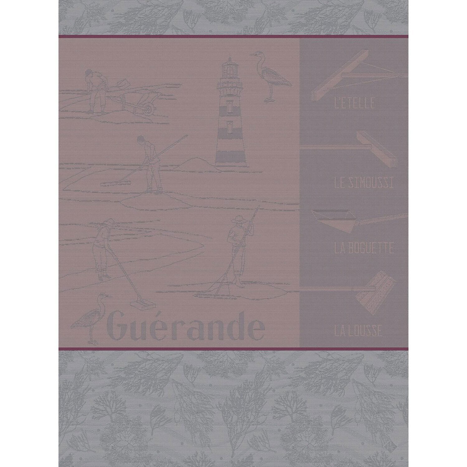 Le Jacquard Francais Tea Towel Marais Salants Pink 100% Cotton 26801 Set of 4, MPN: 26801, 36602692…