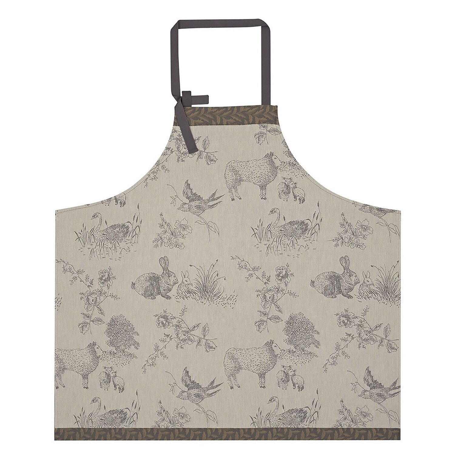 Le Jacquard Francais Apron Josephine Grey 100% Cotton 27113, MPN: 27113, 3660269271138