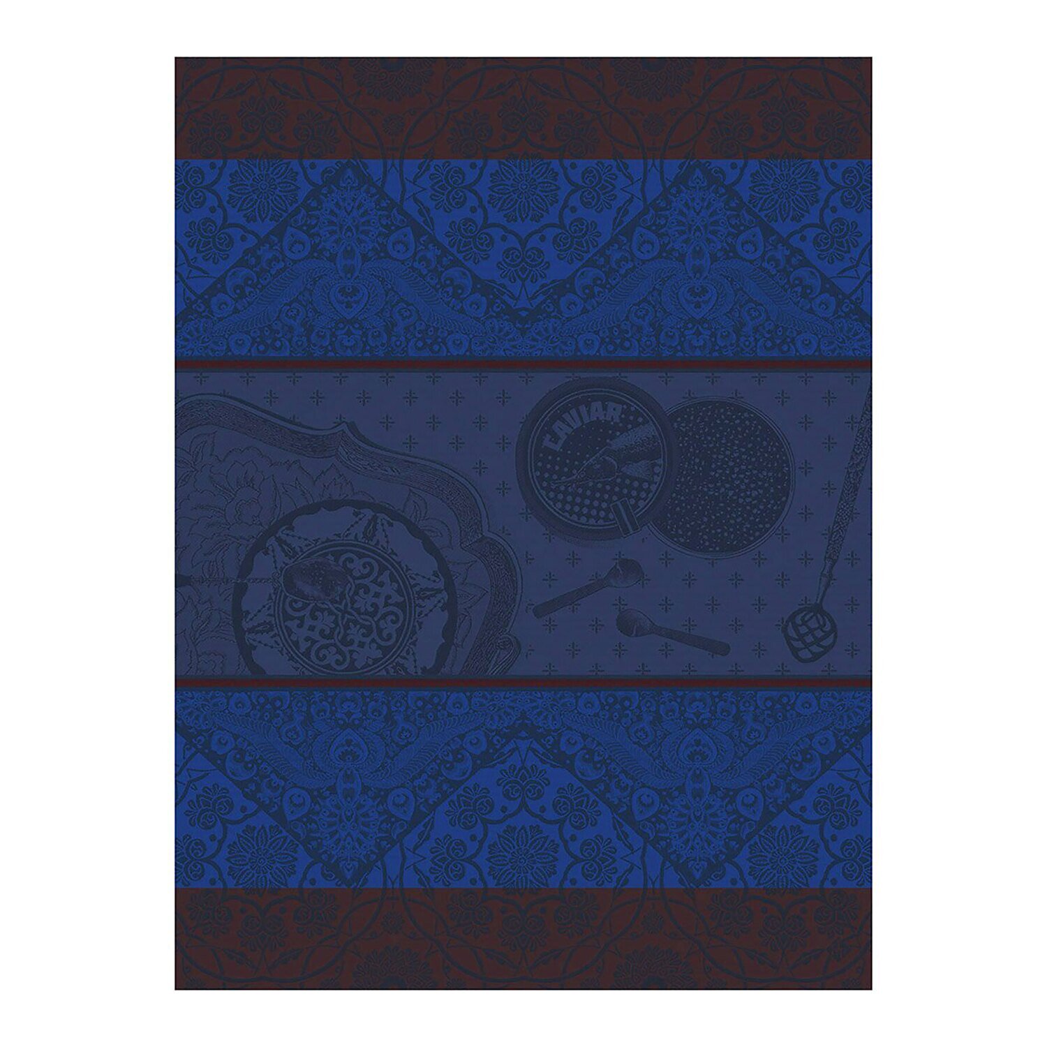 Le Jacquard Francais Tea Towel Tsar Blue 100% Cotton 27192 Set of 4, MPN: 27192, 3660269271923