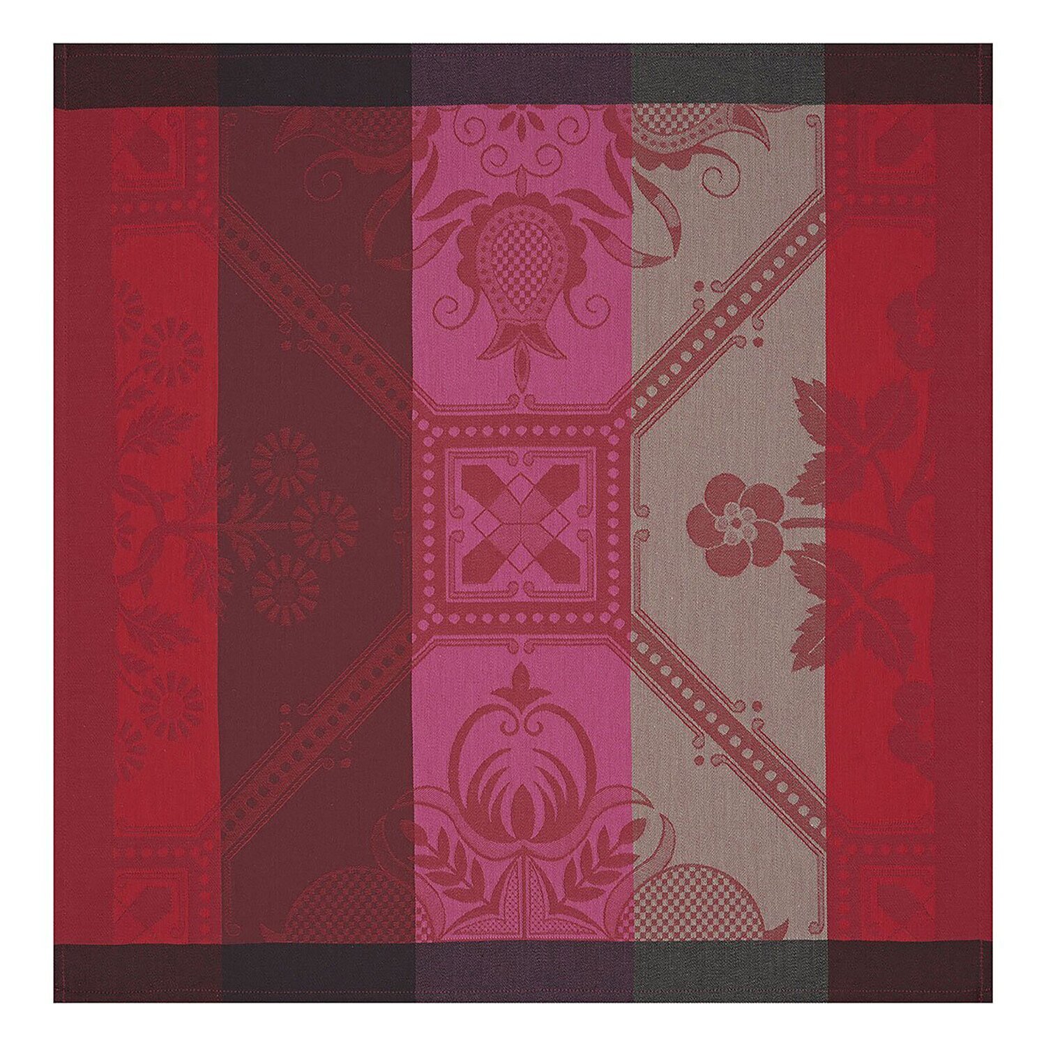 Le Jacquard Francais Tablecloth Hacienda Red 100% Cotton 27048, MPN: 27048, 3660269270483