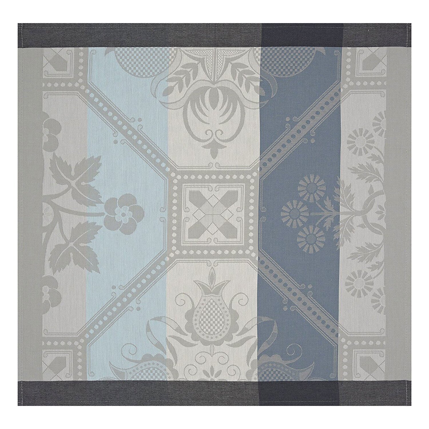 Le Jacquard Francais Tablecloth Hacienda Blue 100% Cotton 27050