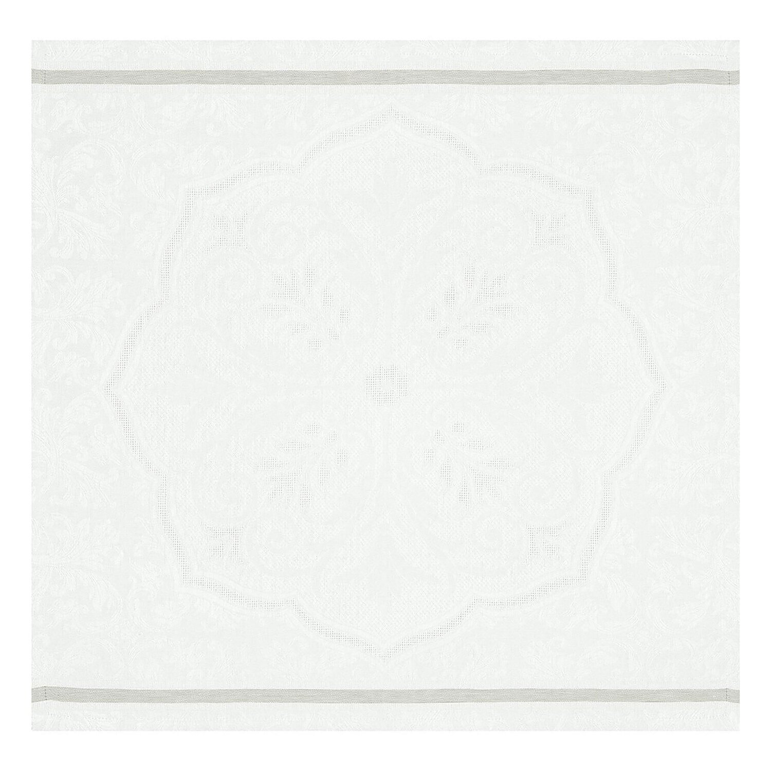Le Jacquard Francais Napkin Armoiries Off White 100% Linen 27094 Set of 4, MPN: 27094, 3660269270940