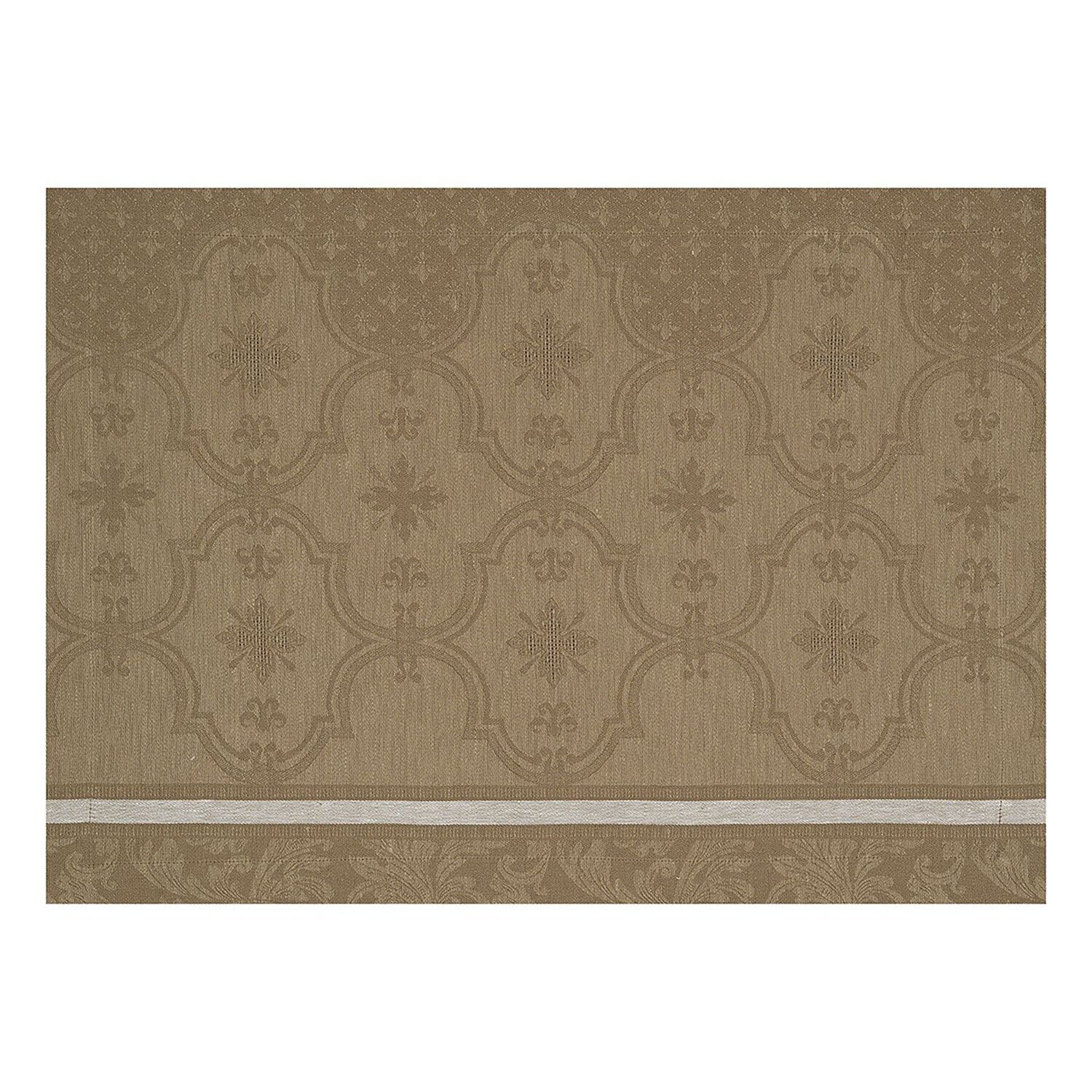 Le Jacquard Francais Placemat Armoiries Brown 100% Linen 27098 Set of 4, MPN: 27098, 3660269270988