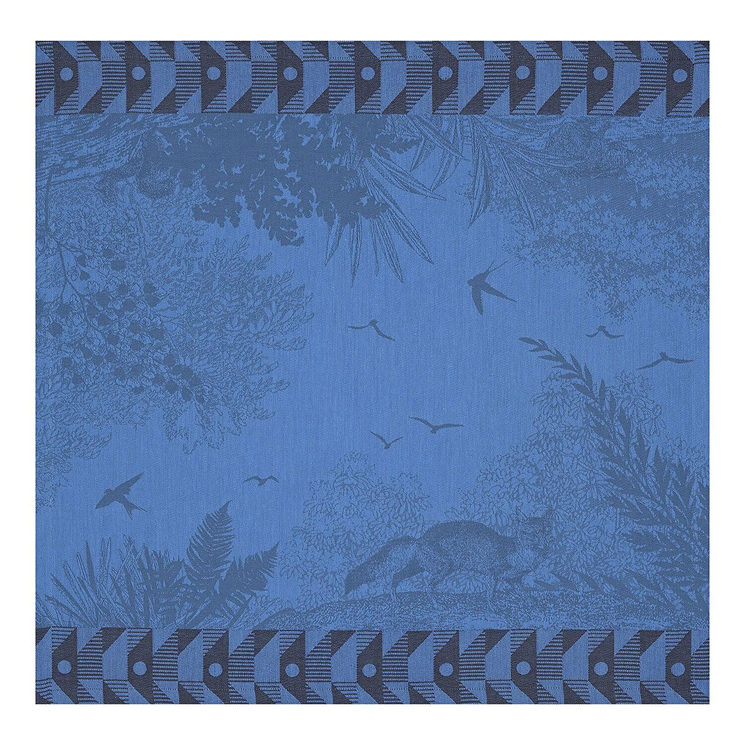 Le Jacquard Francais Napkin Foret Enchantee Blue 100% Cotton 27134 Set of 4, MPN: 27134, 3660269271…