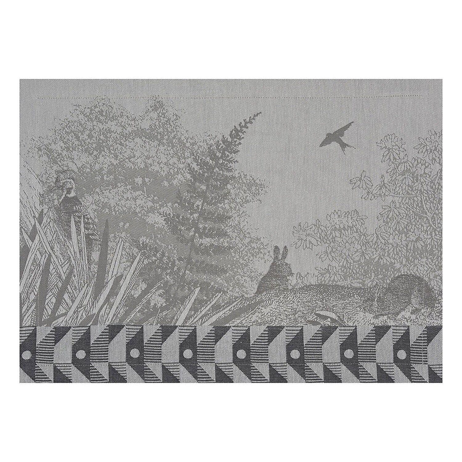 Le Jacquard Francais Placemat Foret Enchantee Grey 100% Cotton 27135 Set of 4, MPN: 27135, 36602692…