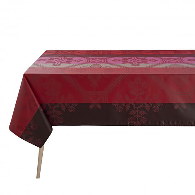 Le Jacquard Francais Tablecloth Hacienda Red 100% Oated Cotton 27036, MPN: 27036, 3660269270360