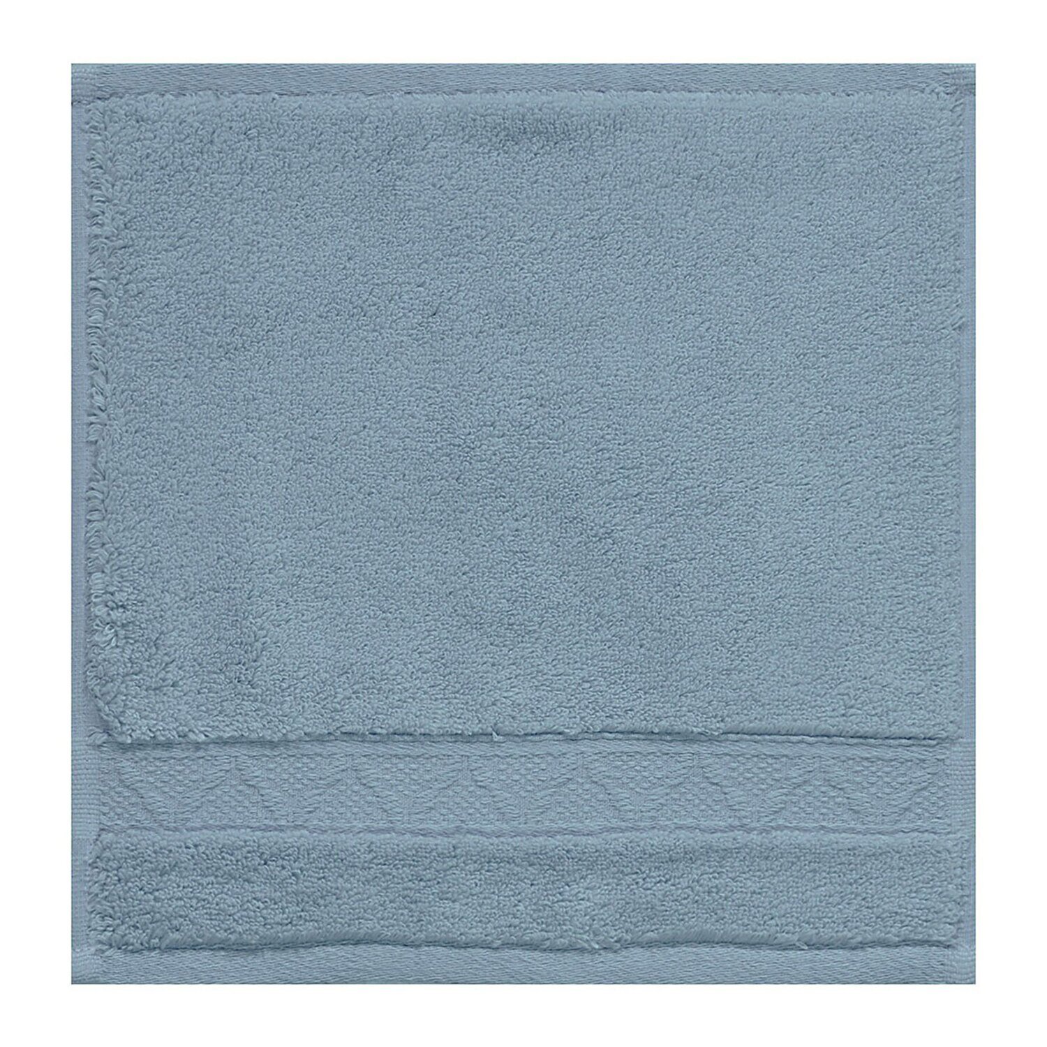 Le Jacquard Francais Washcloth Caresse Blue Ice 100% Cotton 26889
