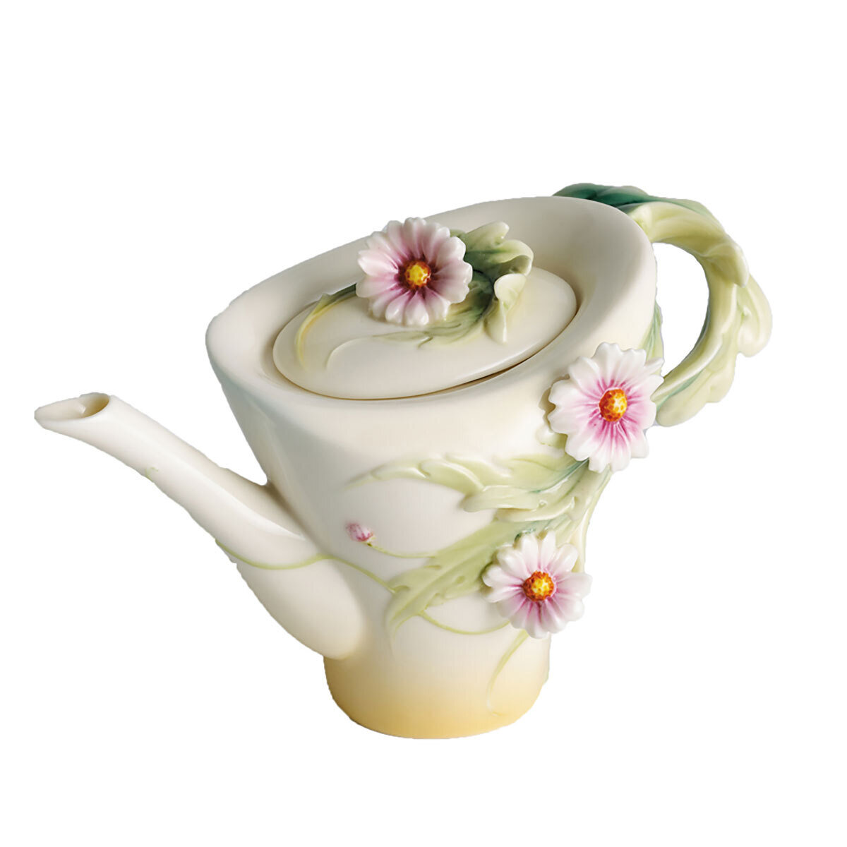 Franz Porcelain Daisy Demi Tasse Teapot-Europe FZ00814EUR