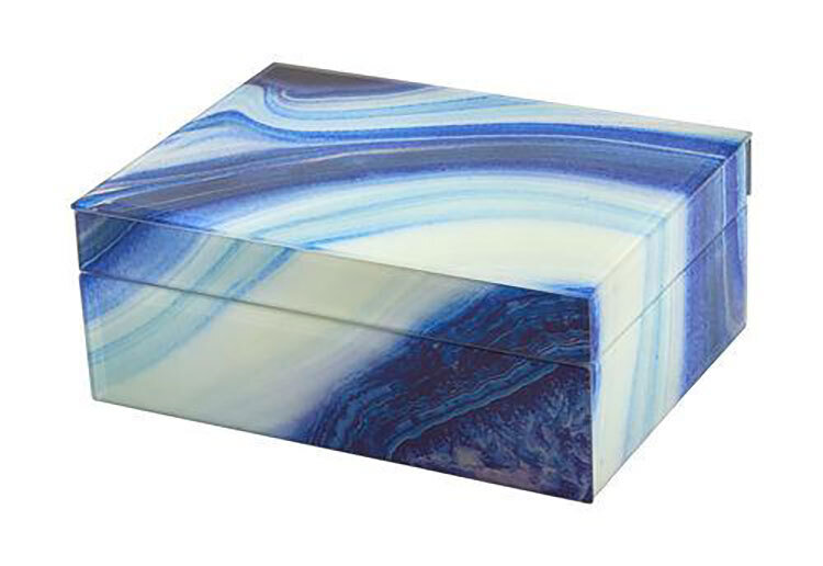 Tizo Shiny Blue Marble Large Box JW602BLLG, MPN: JW602BLLG,