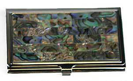 Tizo Abalone Business Card Case Holder MOP100ABA, MPN: MOP100ABA,