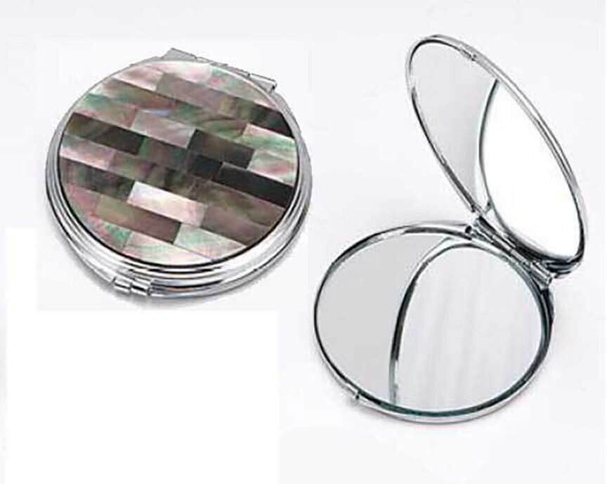 Tizo Compact Mirror Black Mother of Pearl MOP300BLK, MPN: MOP300BLK,