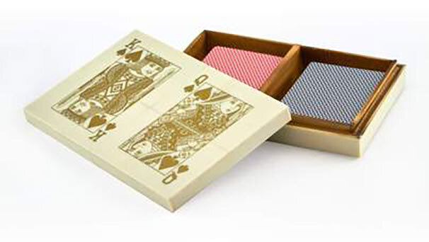 Tizo Bone Card Case Set Gold Box W195BX