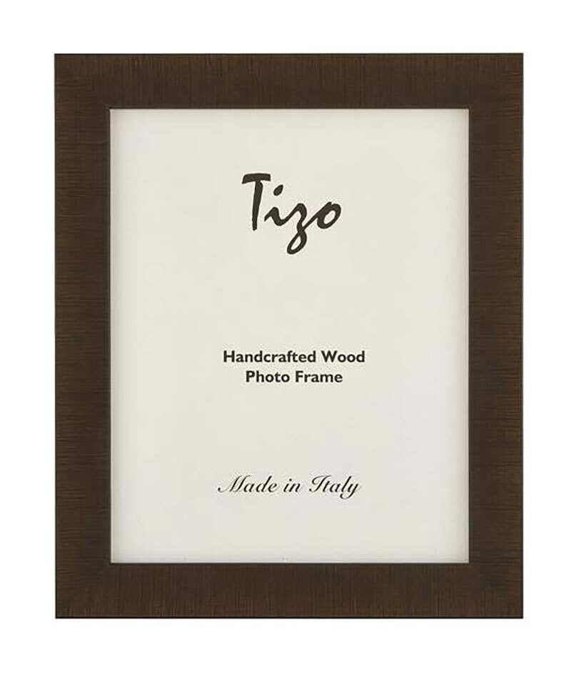 Tizo Luxury Wood Photo Picture Frame BriarLuxury Wood Curve Espresso 4 X 6 317ESP46