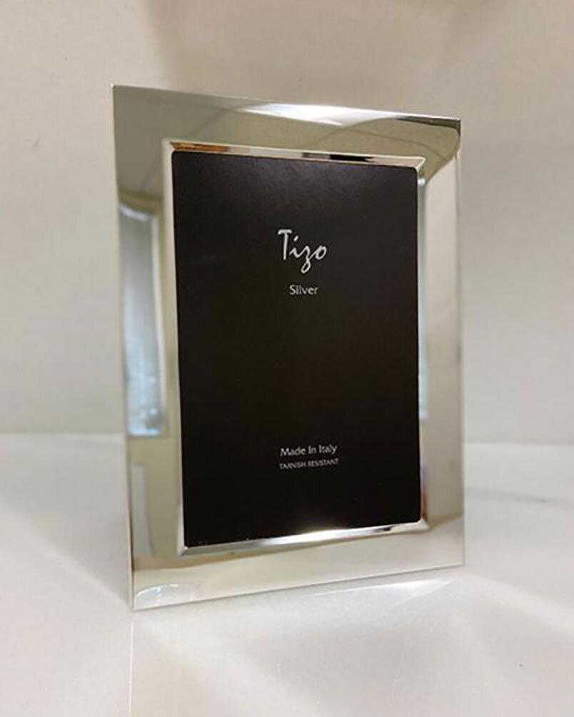 Tizo Silver-plated Plain Bevel Photo Picture Frame 5 x 7 Inch 1310-57, MPN: 1310-57,