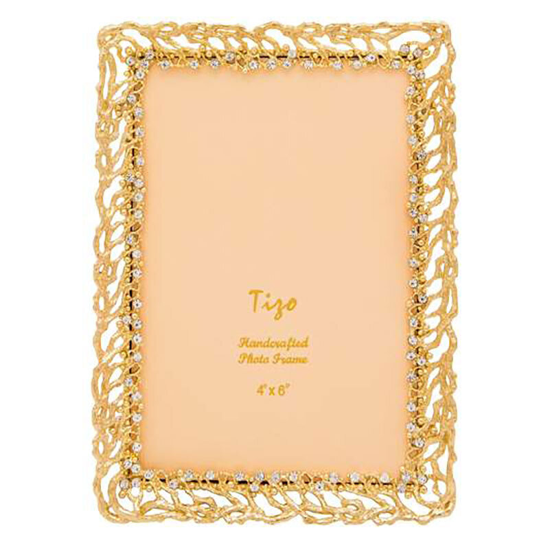 Tizo Roots of Life Jewel-tone Photo Picture Frame Gold 5 x 7 Inch RS1712GL57