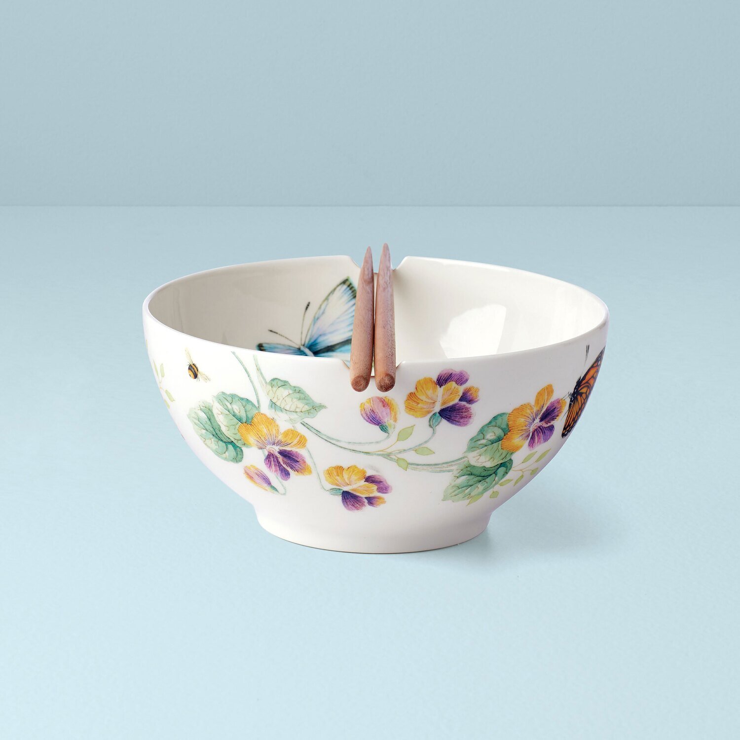 Lenox Butterfly Meadow Noodle Bowl With Chopsticks 892519, MPN: 892519,