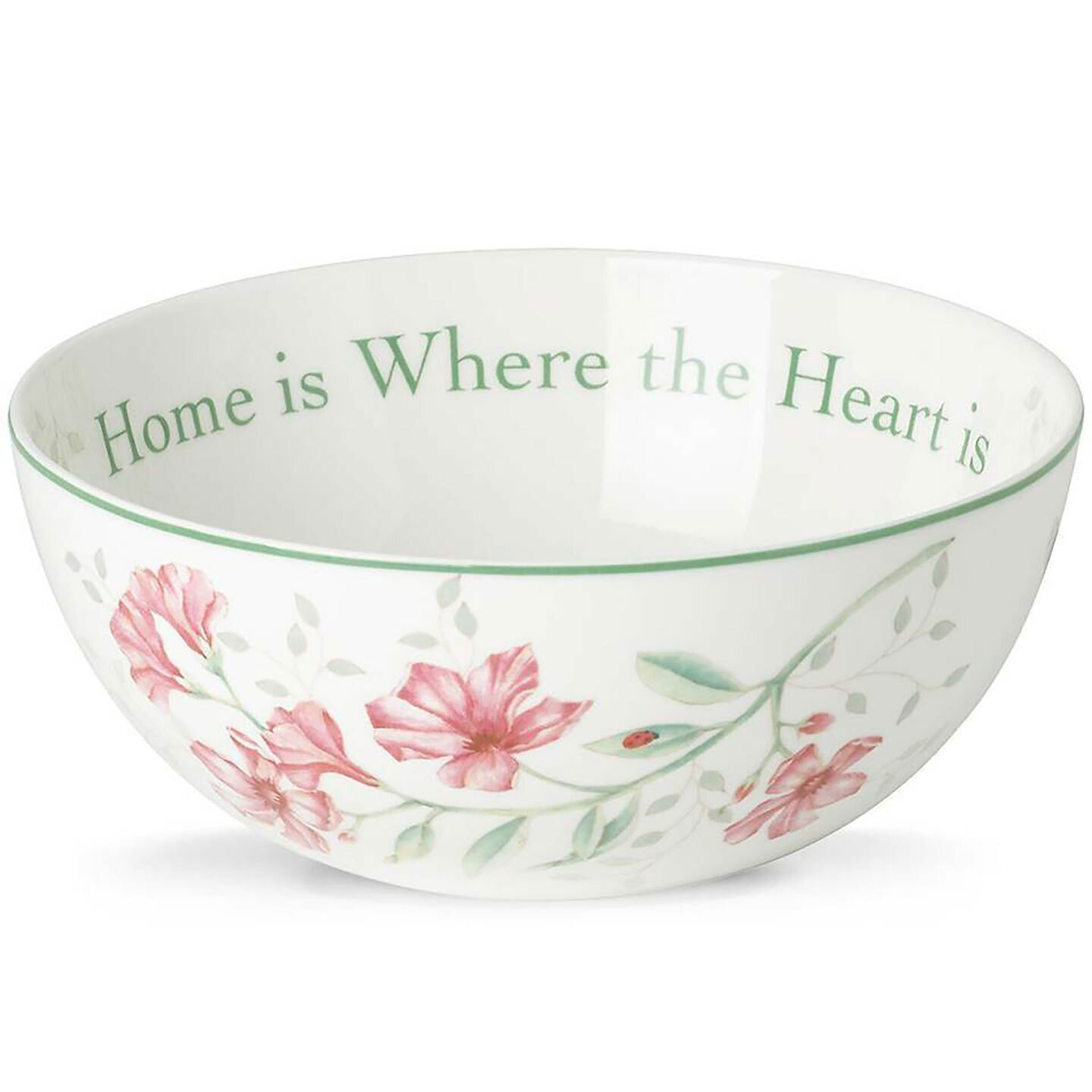 Lenox Butterfly Meadow Sentiment BowlÒHome is Where the Heart isÓ 806740