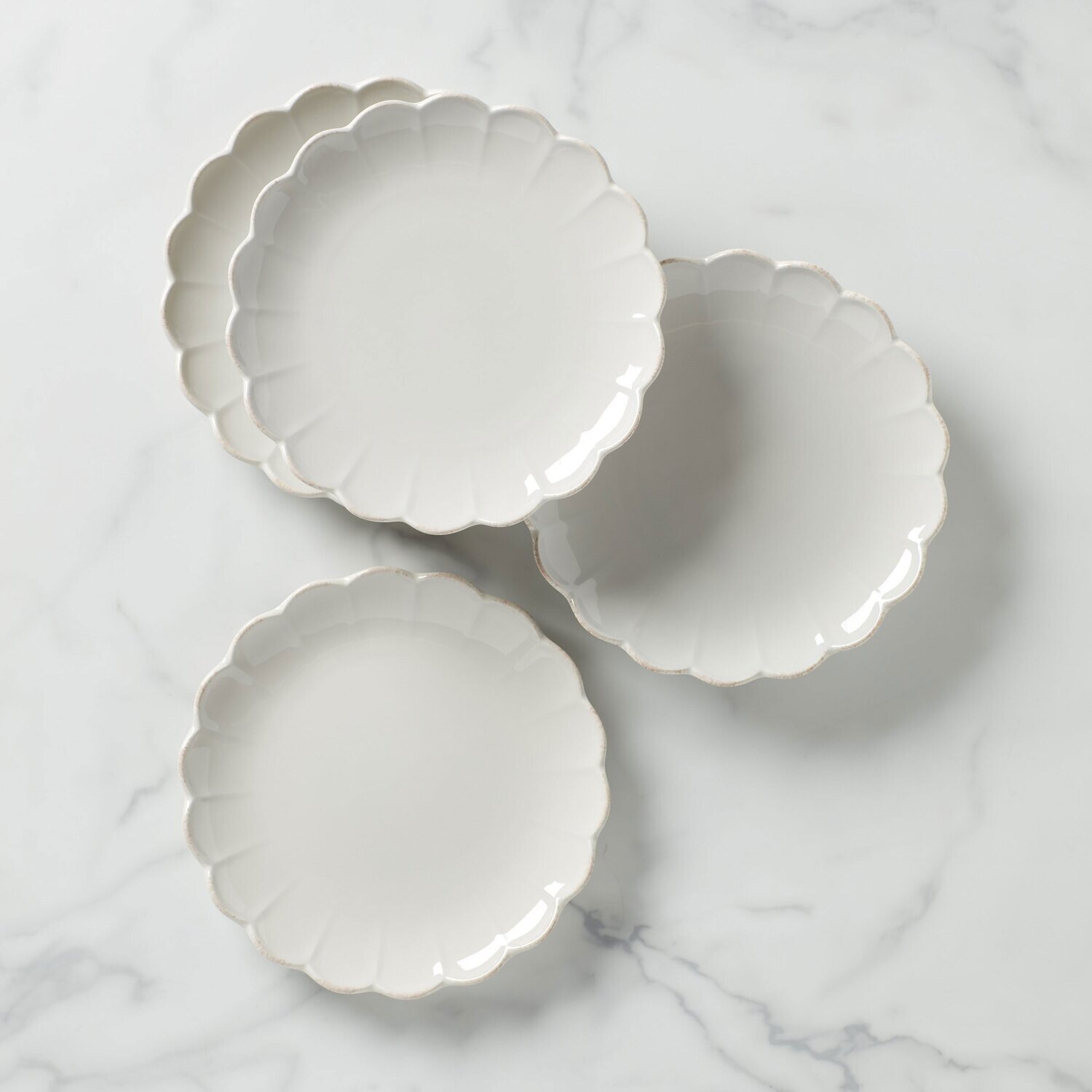 Lenox French Perle Scallop Accent Plate Set of 4 893544, MPN: 893544,