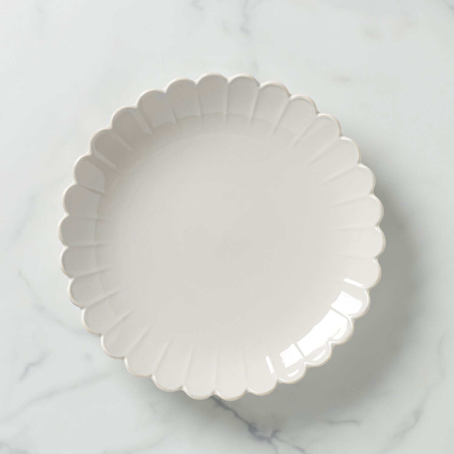 Lenox French Perle Scallop Round Serving Platter 893477