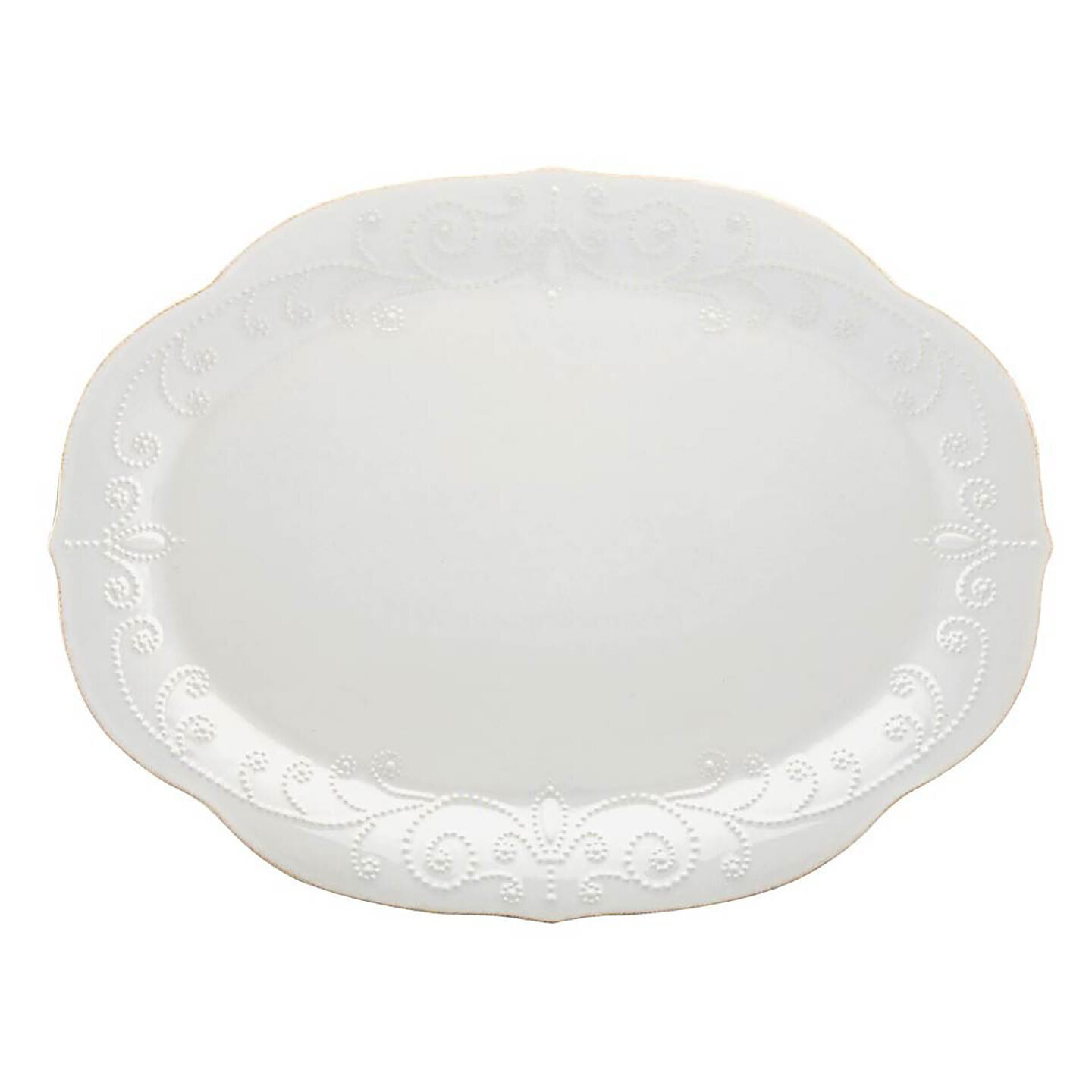 Lenox French Perle White Oval Platter 822957, MPN: 822957,