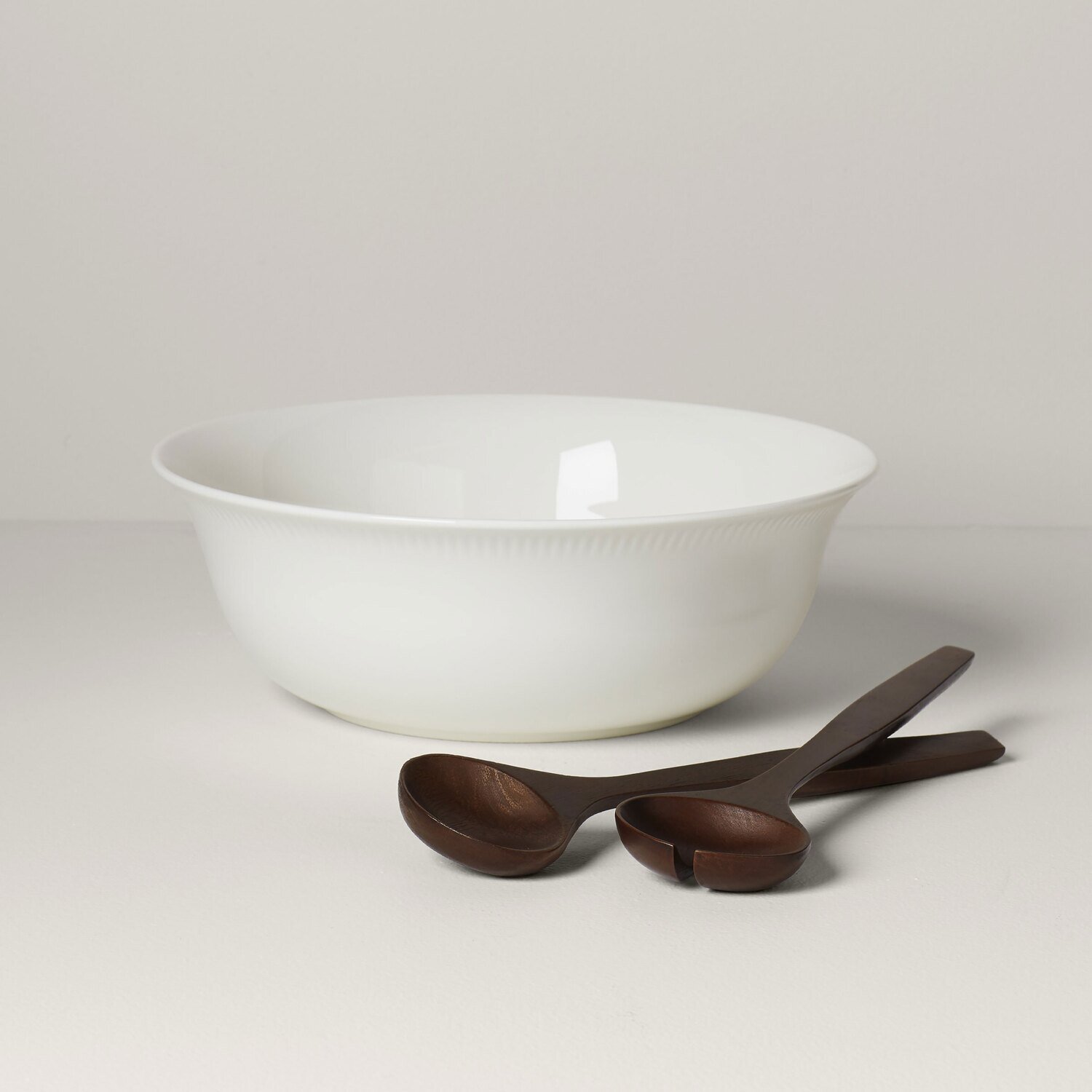 Lenox Profile Salad BowlWith Wood Servers 892559, MPN: 892559,