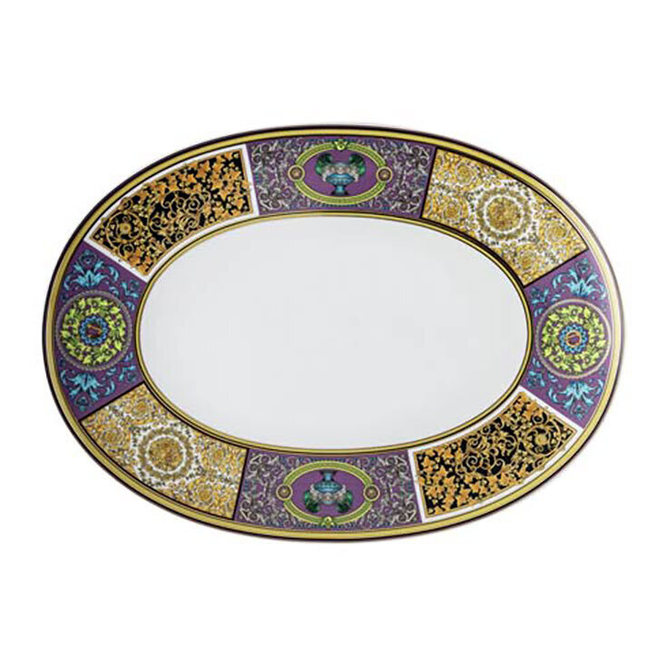 Versace Barocco Mosaic Platter 15 Inch, MPN: 19335-403728-12738, 790955172678