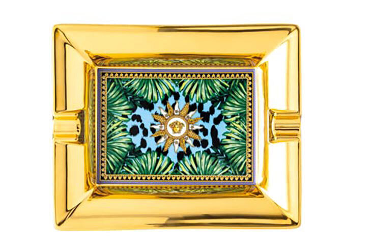 Versace Jungle Animalier Ashtray 6 1/4 Inch, MPN: 14269-403713-27236, 790955149670