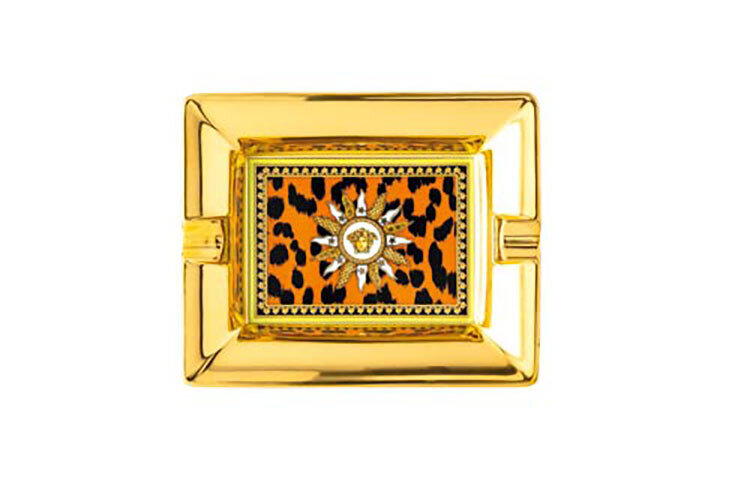 Versace Jungle Animalier Ashtray 5 Inch, MPN: 14269-403713-27231, 790955149663