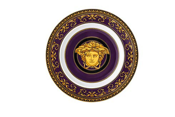 Versace Medusa Colors Marine Bread &amp; Butter Plate 7 Inch