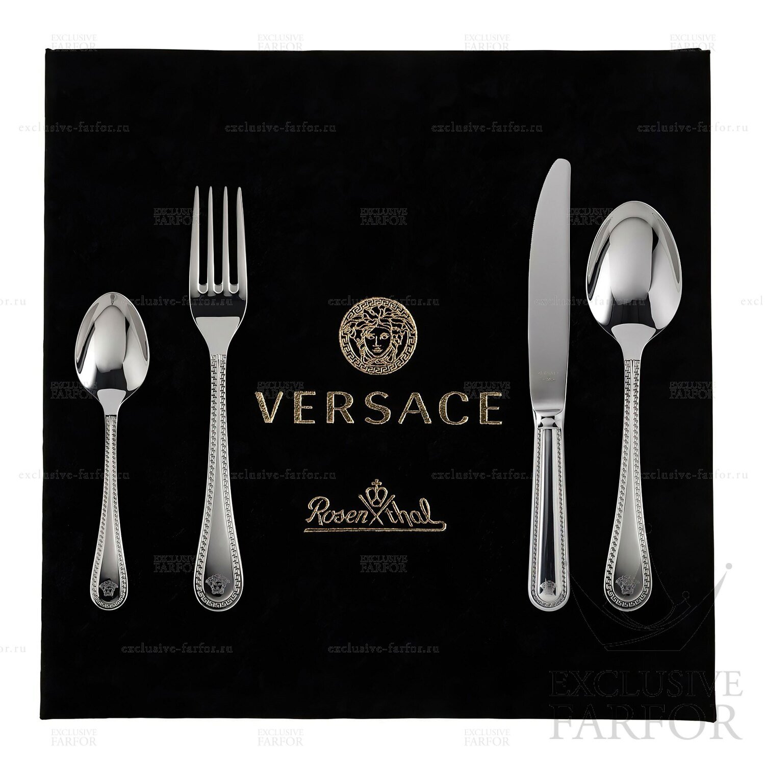 Versace Versace Greca Flatware Flatware Set 24 Set Stainless Steel