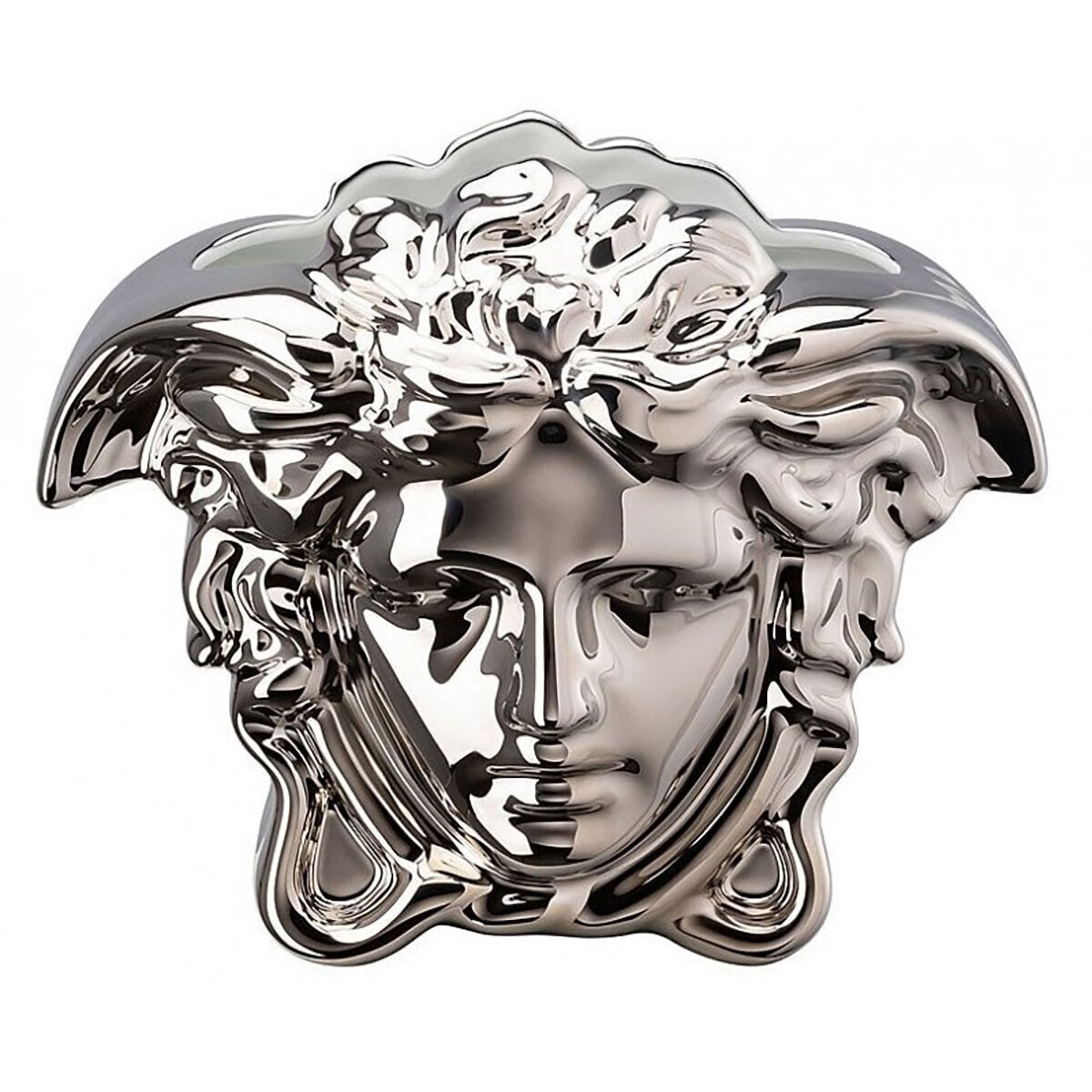 Versace Medusa Grande Vase Silver 11 3/4 Inch, MPN: 14493-426174-26030, 790955173255