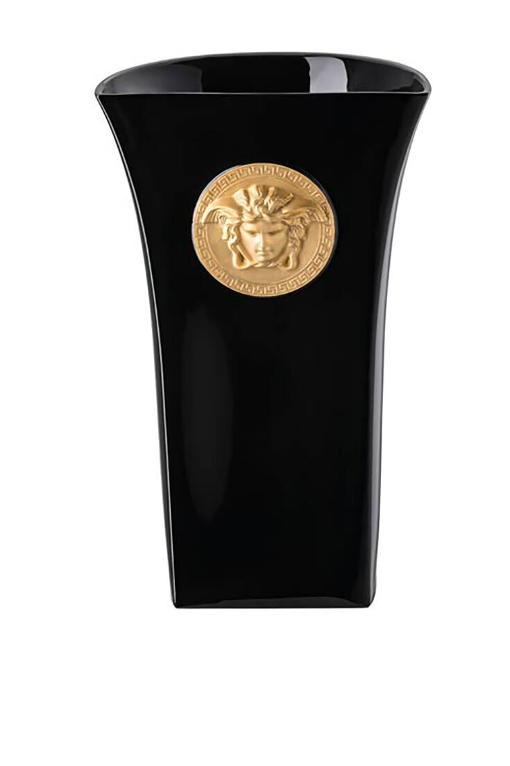 Versace Medusa Madness Vase Black 13 1/2 Inch, MPN: 14461-105855-26034, 790955172937