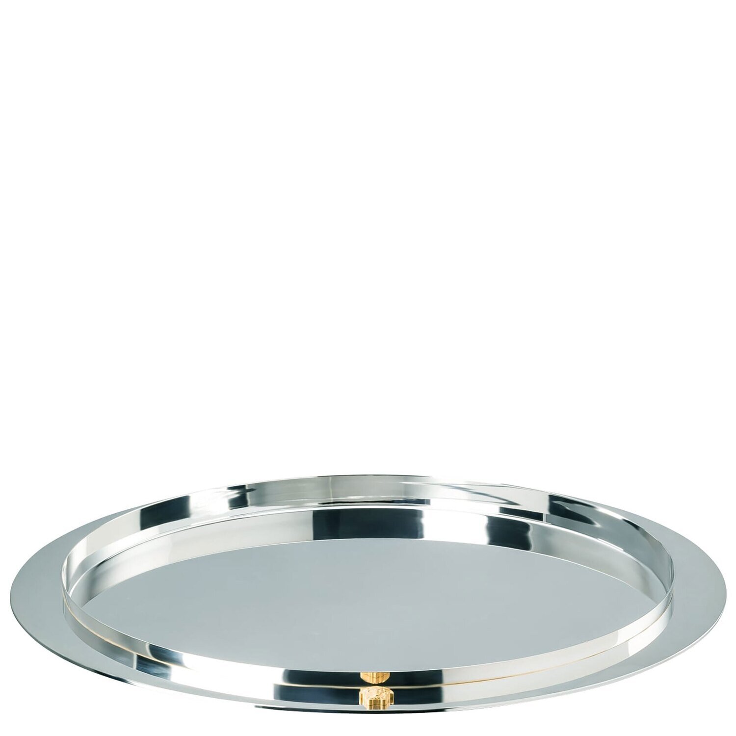 Versace Versace Bar Tray Round Stainless Steel 15 in, MPN: 69141-321598-05855, 790955157552