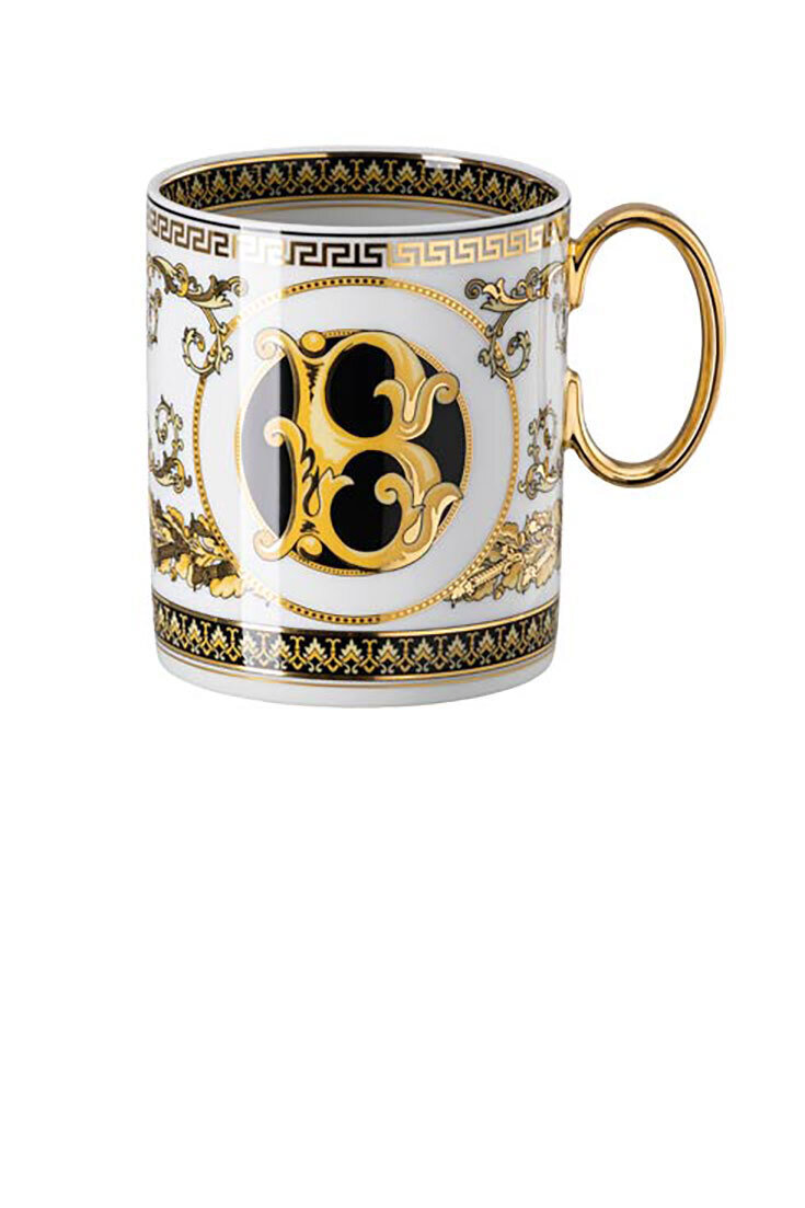 Versace Virtus Alphabet B Mug With Handle, MPN: 19335-403732-15505, 790955173378