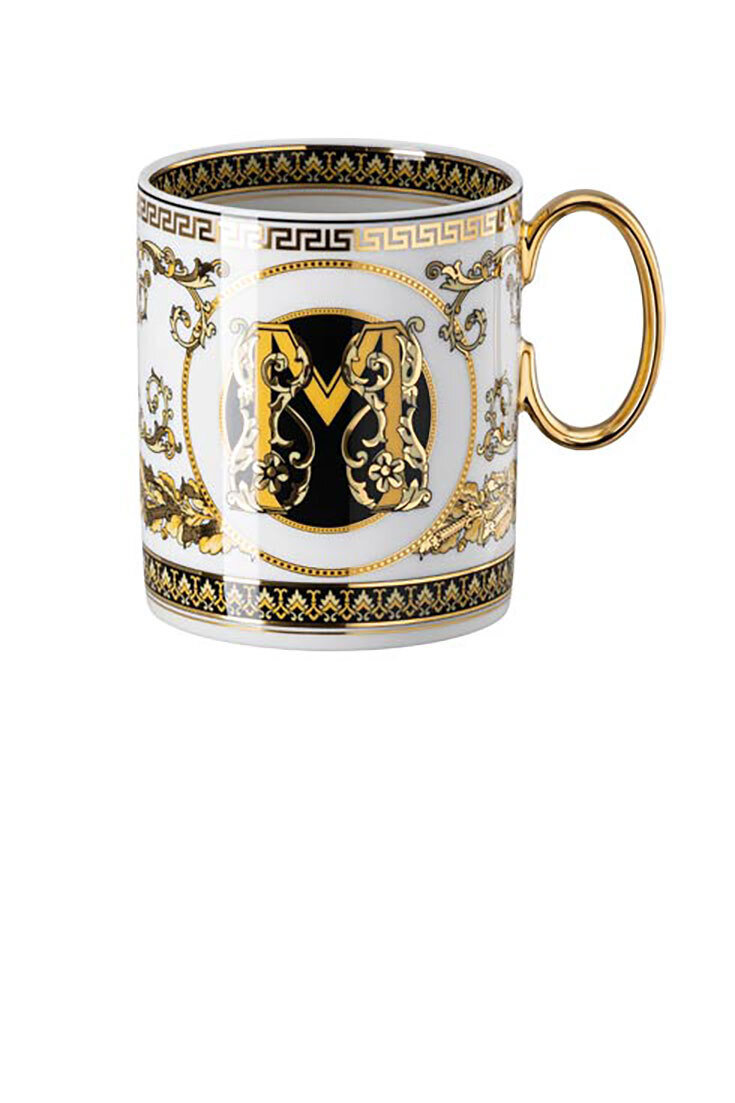 Versace Virtus Alphabet M Mug With Handle