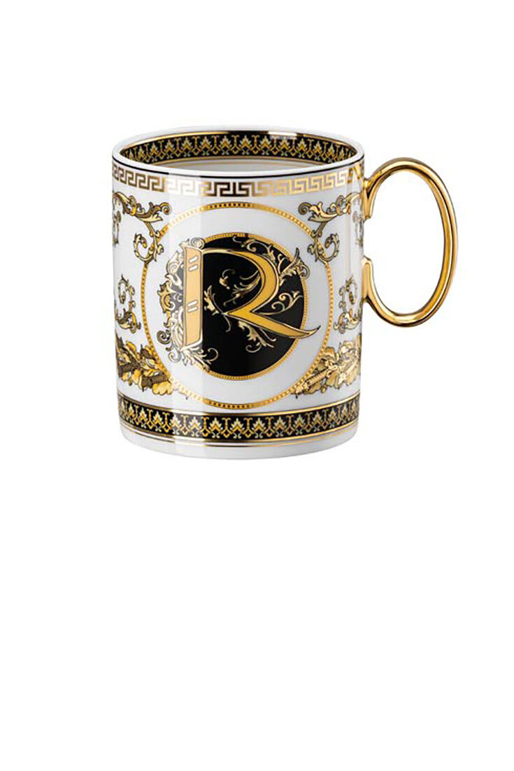 Versace Virtus Alphabet R Mug With Handle, MPN: 19335-403748-15505, 790955173859