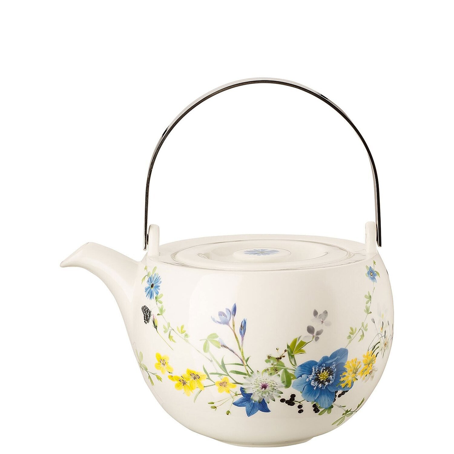 Rosenthal Brillance Fleurs des Alpes Tea Pot 3 Piece 46 oz